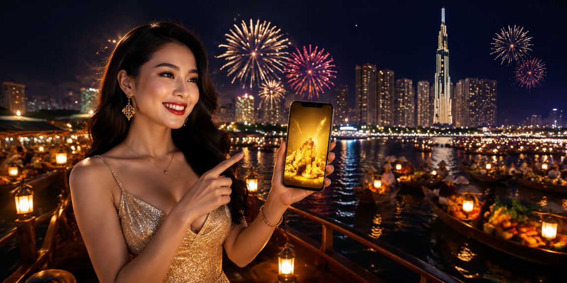 Không khí lễ hội Thành phố Hồ Chí Minh minh họa nền tảng casino di động